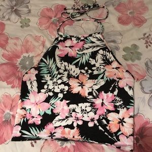 Floral crop top